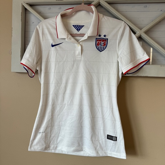 Nike dri fit USWNT 2014 World Cup home jersey white size M women’s - Picture 1 of 10